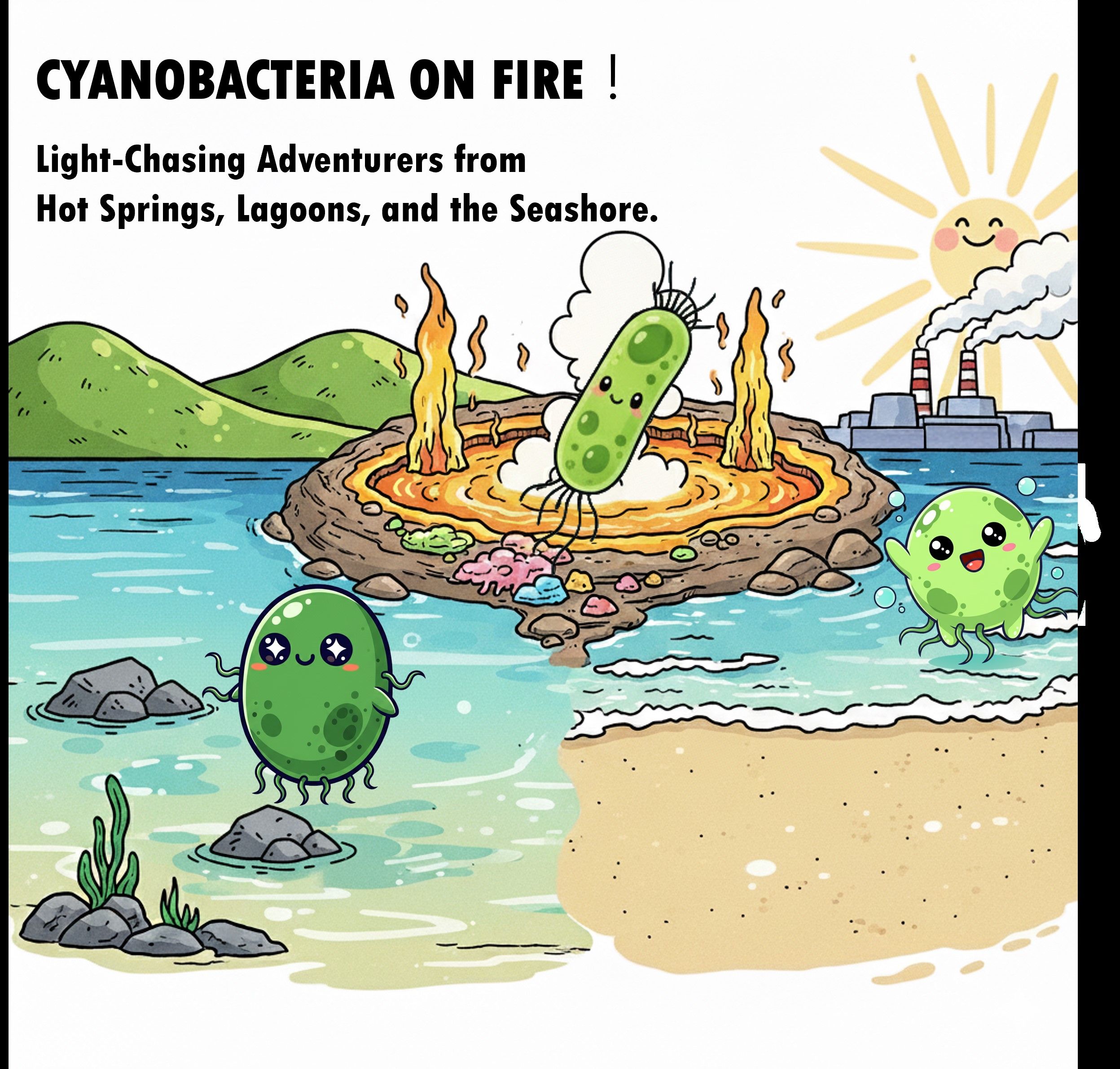 藍綠菌熱力全開！溫泉、潟湖與海邊的追光冒險者