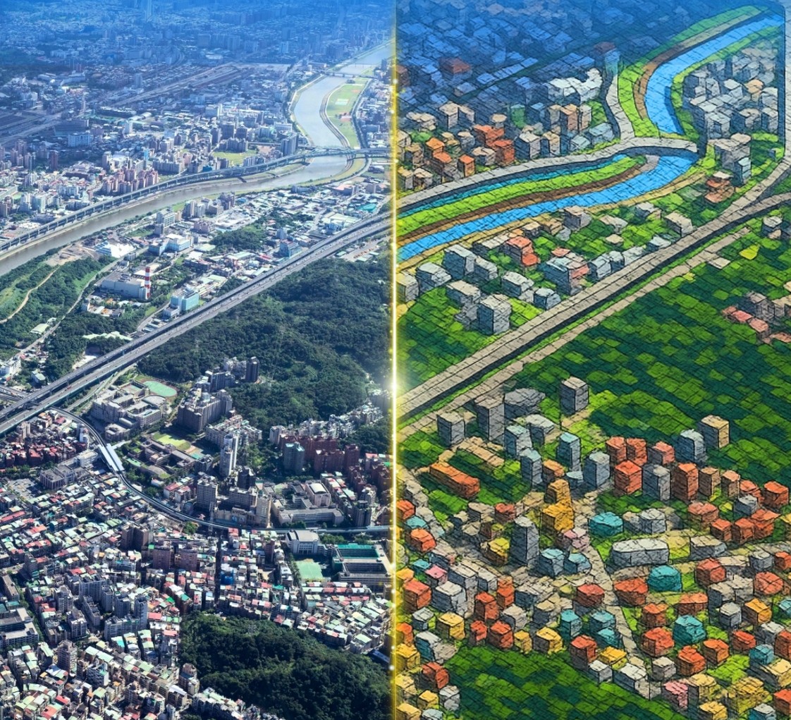 飛越時空：AI 與空拍的對話