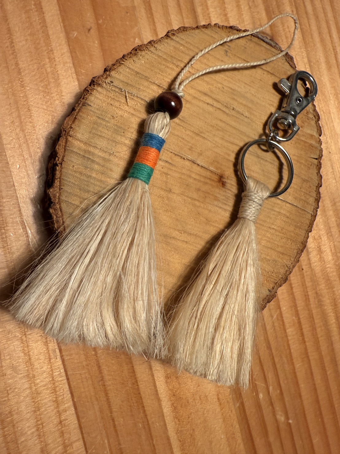 麻不麻煩－苧麻鑰匙圈／吊飾製作