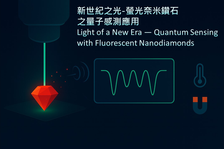 新世紀之光 ─ 螢光奈米鑽石之量子感測應用