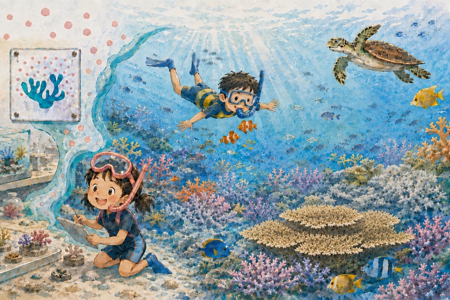 「潛」入珊瑚實驗室